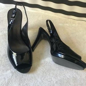 Black Women's Slingback Heels